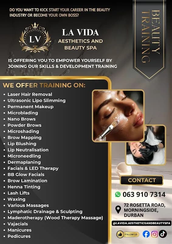 La Vida Aesthetics and Beauty Spa in Morningside