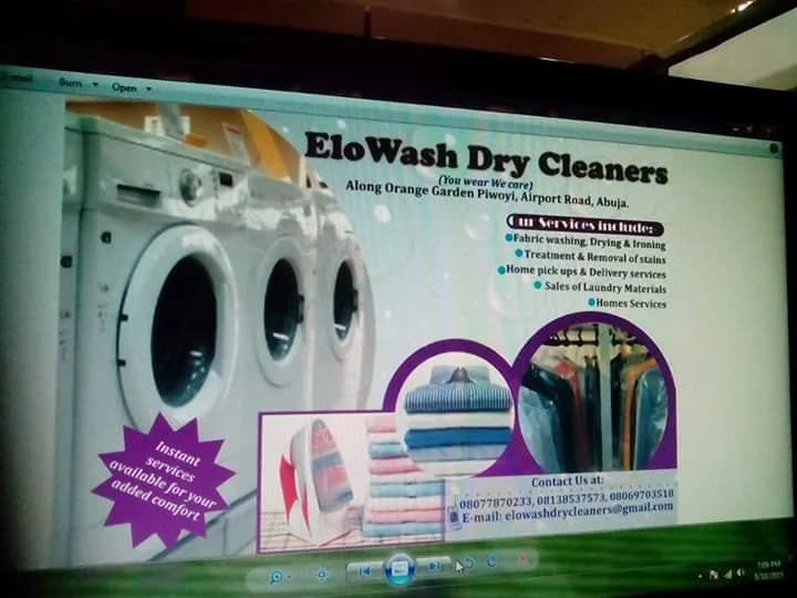 Elowash Dry Cleaners in Games Village