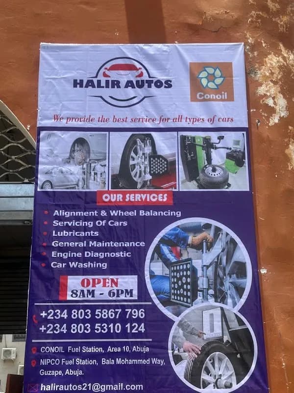 Halir Autos Area 10 in Garki Area 2