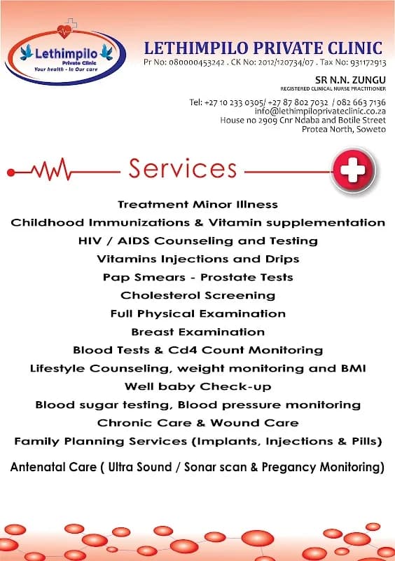 Lethimpilo Private Clinic in Soweto