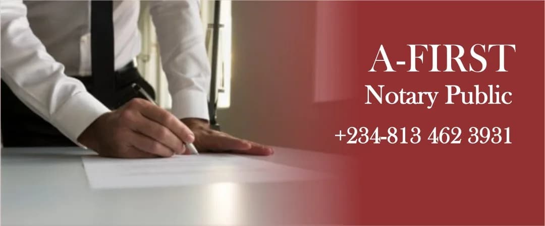 A-First Notary Public in Mushin