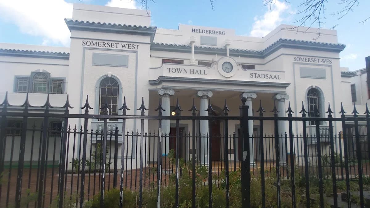 Somerset West Town hall in Somerset West CBD
