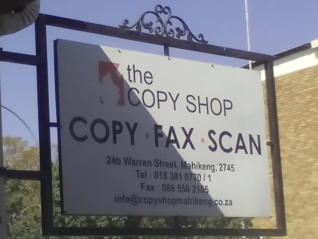 The Copy Shop in Mahikeng Industrial