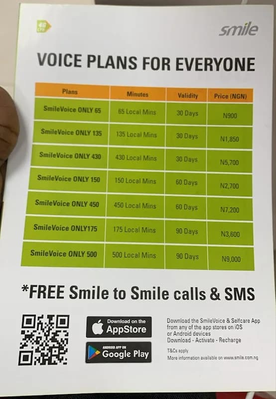 SMILE 4G LTE OFFICE in Ikorodu