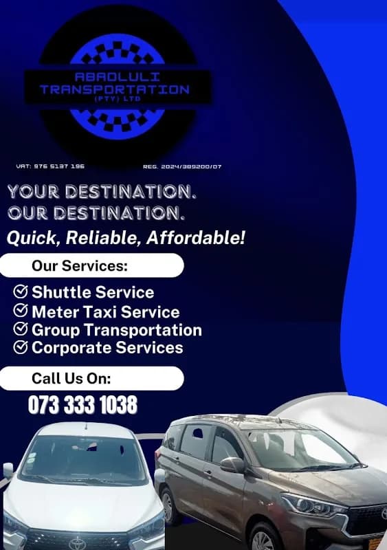ABADLULI TRANSPORTATION & SHUTTLE SERVICE in Meerensee