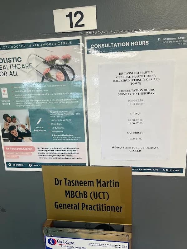 Dr. Tasneem Martin in Kenilworth