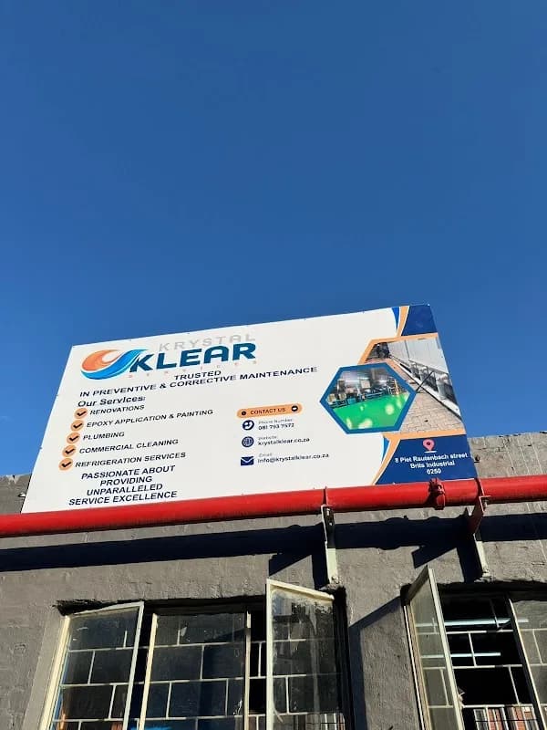 KRYSTAL KLEAR SERVICES PTY LTD in Brits Central