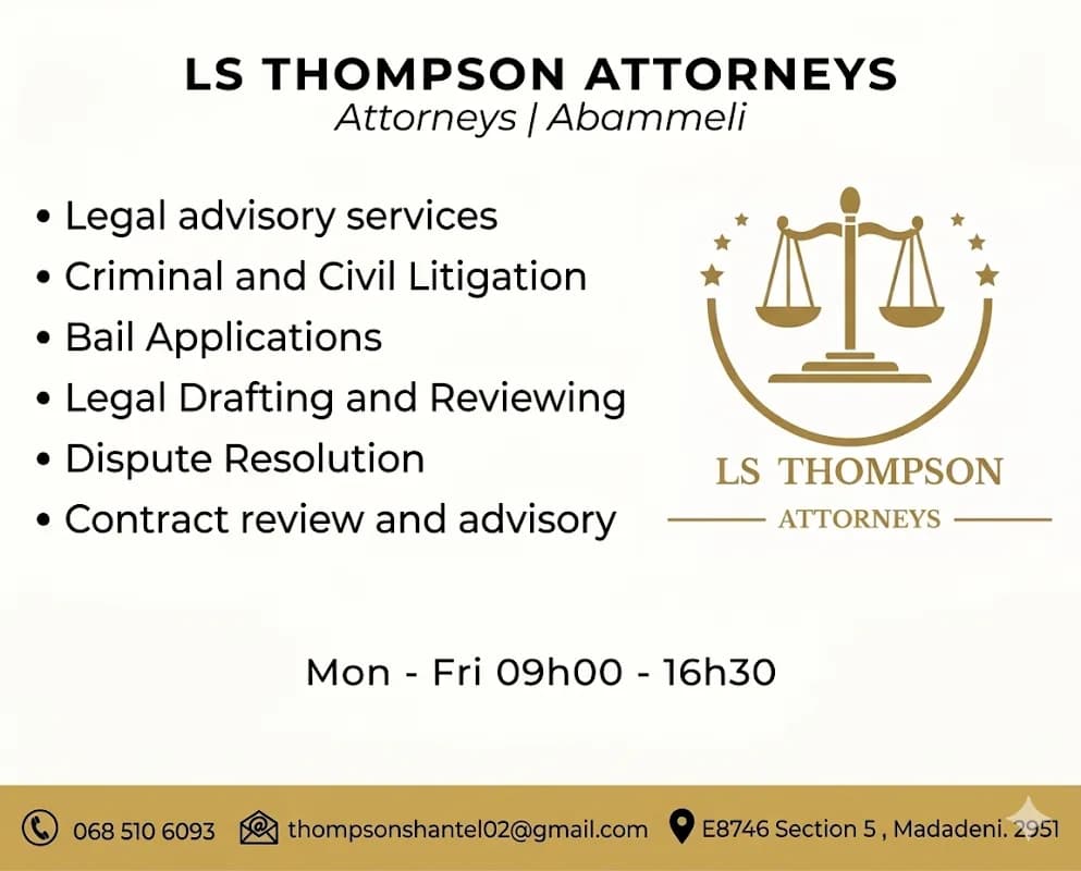LS Thompson Attorneys in Madadeni