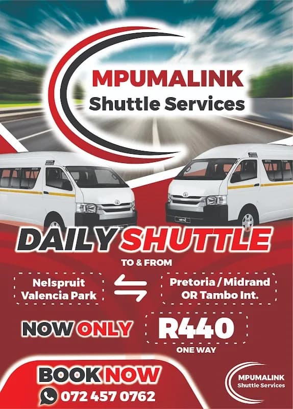 Mpumalink Shuttle Service Nelspruit & Malelane in Hazyview