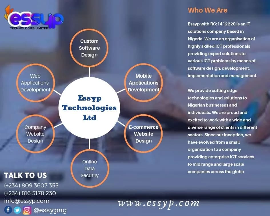 Essyp Technologies Limited in Epe