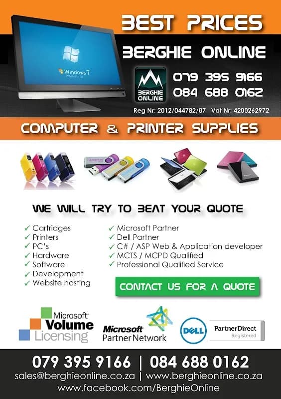 Berghie Online (Pty) Ltd - Computers Cape Town in Gugulethu