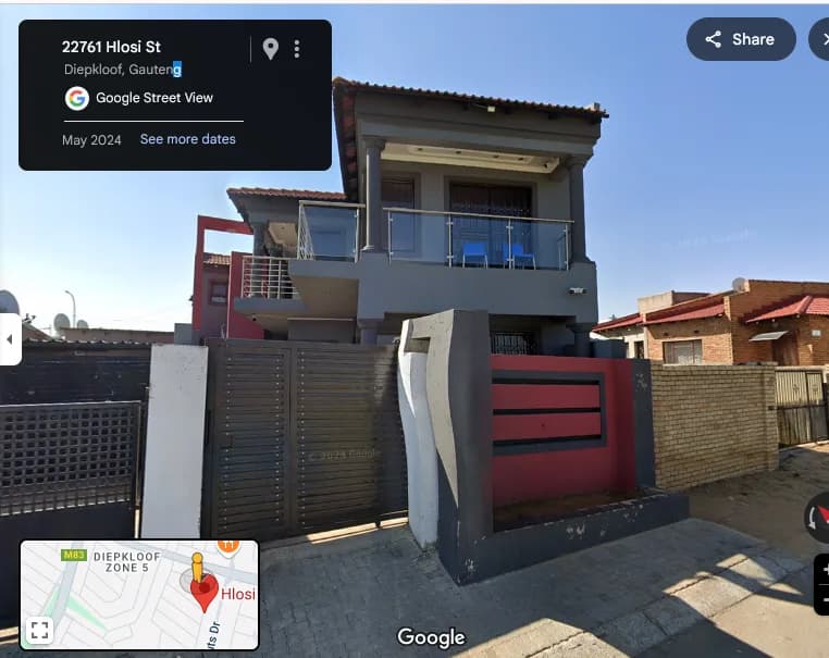 Khumalos Guest House in Diepkloof
