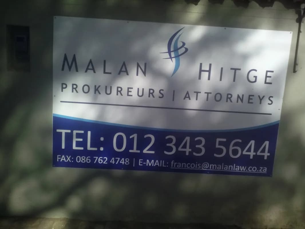 Malan, Hitge Nortje Incorporated in Sunnyside