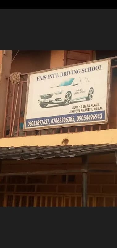 Fais int'l Driving School Shop in Jabi