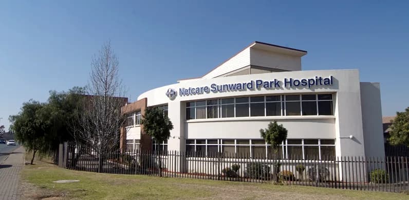 Netcare Sunward Park Hospital in Boksburg CBD