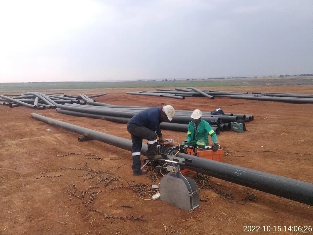 BLUETECH PLASTICS ENGINEERING -HDPE pipes repair in Middelburg CBD