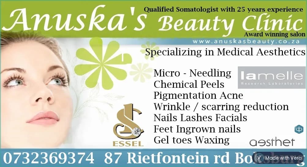 Anuska's Beauty Clinic in East Rand Mall