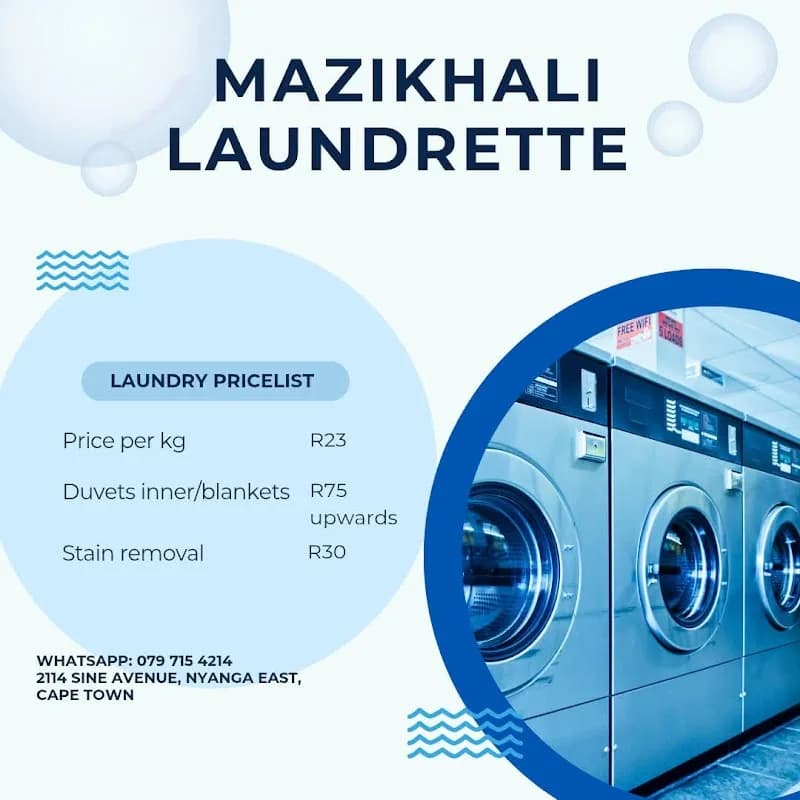 Mazikhali Laundrette in Gugulethu