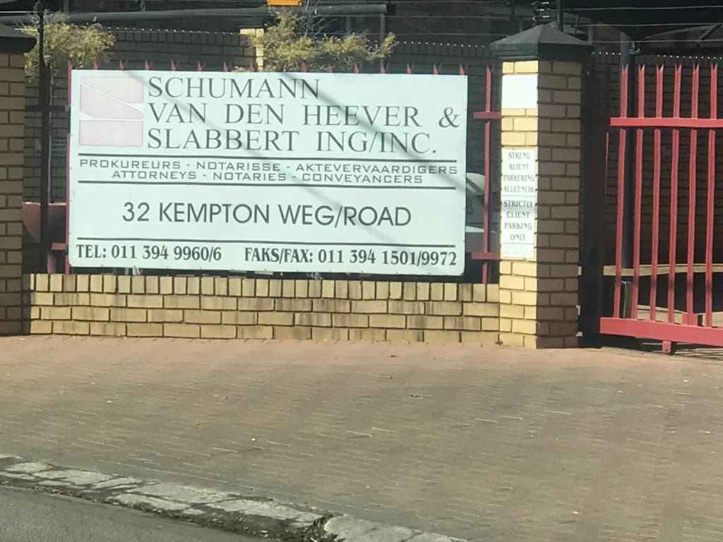 Schumann Van Den Heever & Slabbert Inc. in Kempton Park