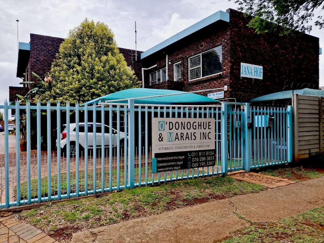 O’Donoghue & Marais Incorporated in Springs