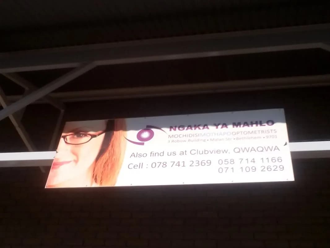 Mochidisi Mothapo Optometrists in Bethlehem CBD