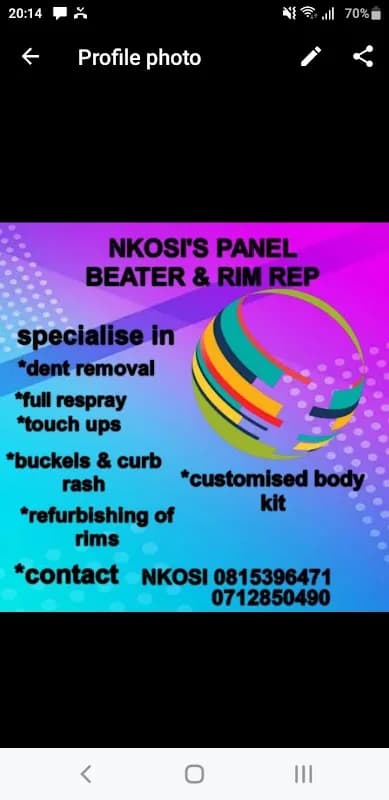 NKOSI'S PANEL BEATER @ RIM REPAIRS in Northdale