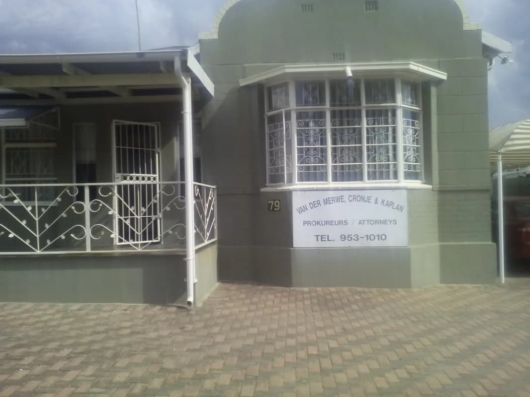Van Der Merwe, Cronje & Kaplan in Krugersdorp CBD