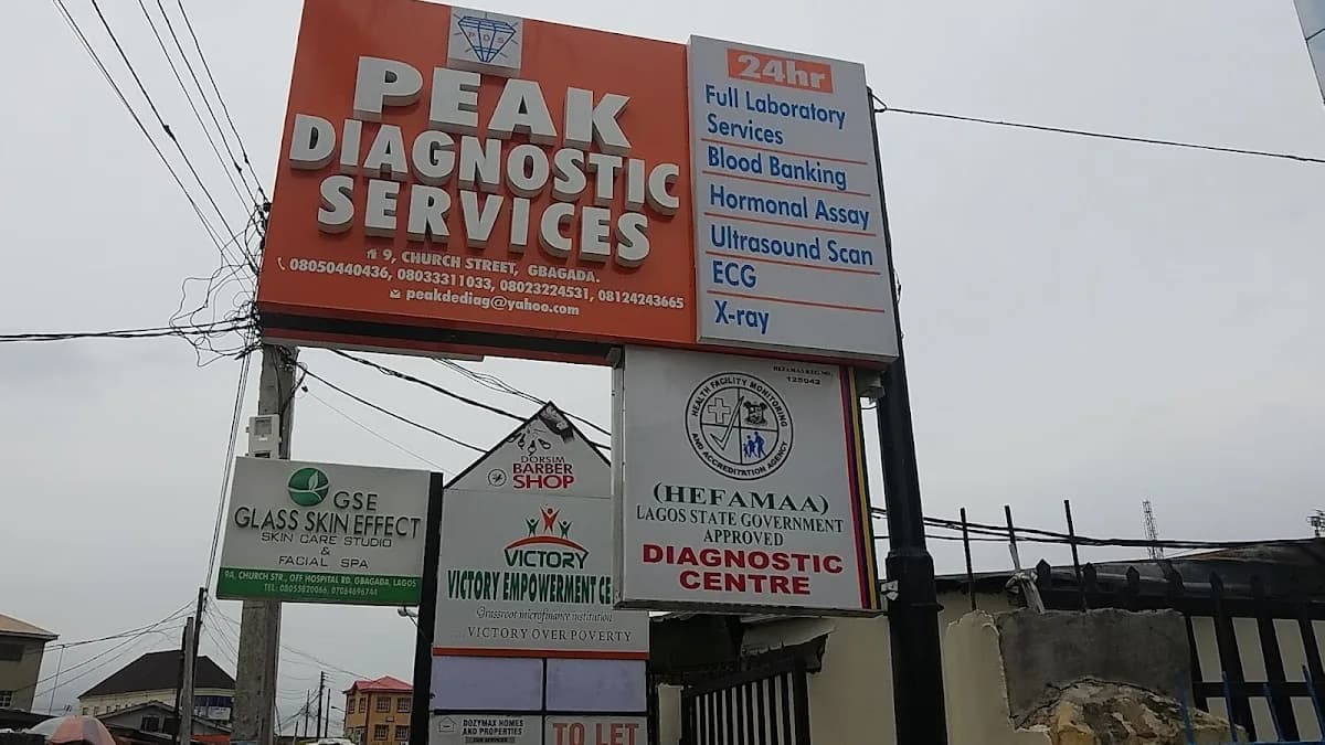 Peak Diagnostic Services in Bariga
