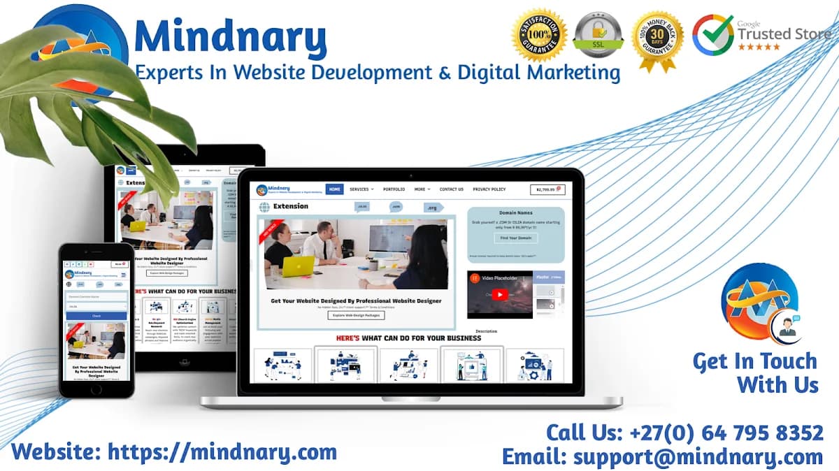 Mindnary (Pty) Ltd - Experts in Website Design/Development and Digital Marketing in Kempton Park