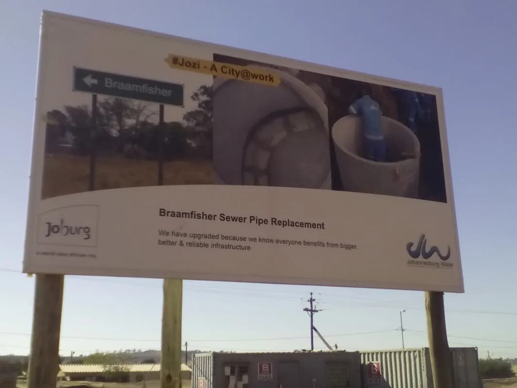 Braamfischer Sewer Pipe Replacement in Dobsonville