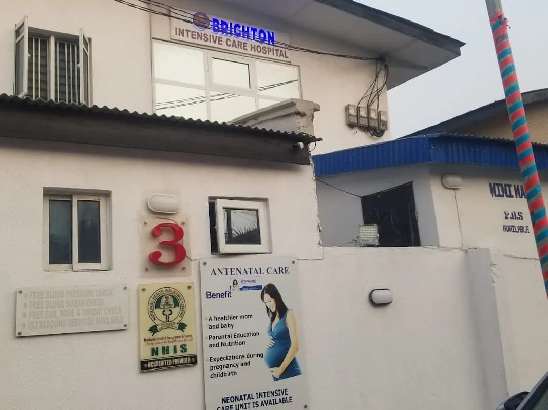 BRIGHTON INTENSIVE CARE HOSPITAL in Lawanson, Surulere, Lagos in Itire