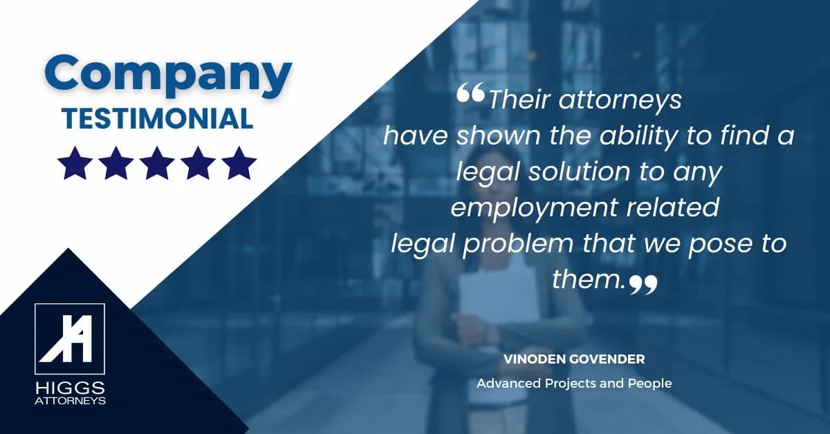HIGGS ATTORNEYS INC in Northcliff