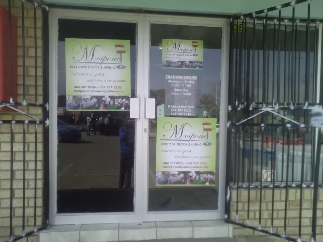 Moipone Exclusive Decor & Hiring in Brits Central