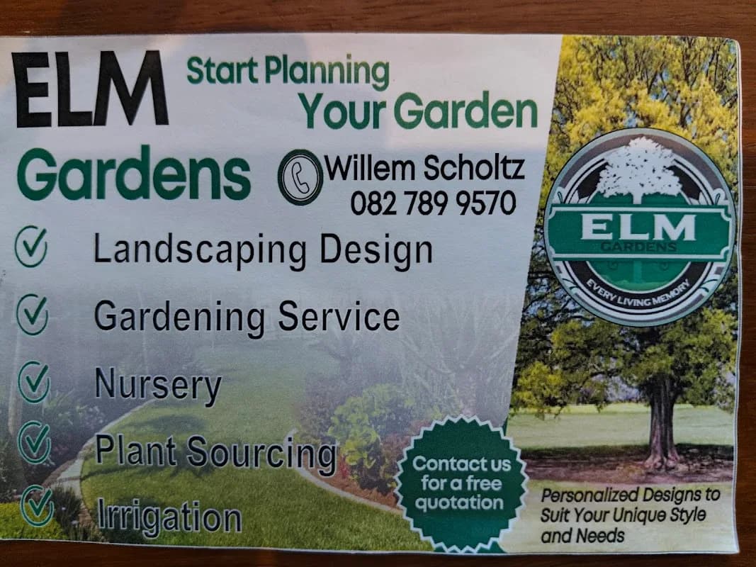 Elm gardens in Brits Central