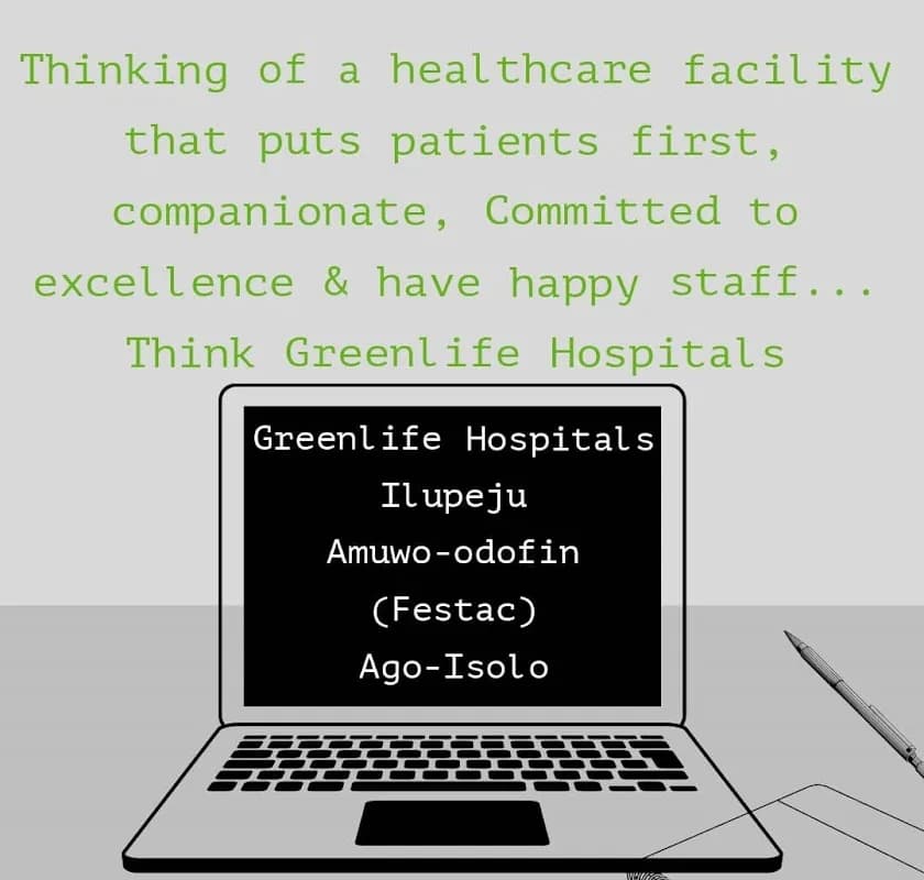 Greenlife Hospital Amuwo-odofin , Lagos, Nigeria in Amuwo-Odofin