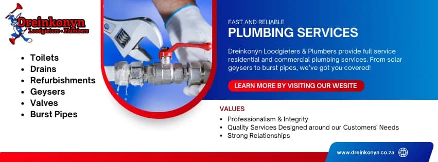 Dreinkonyn Loodgieters / Plumbers Upington in Industrial Area