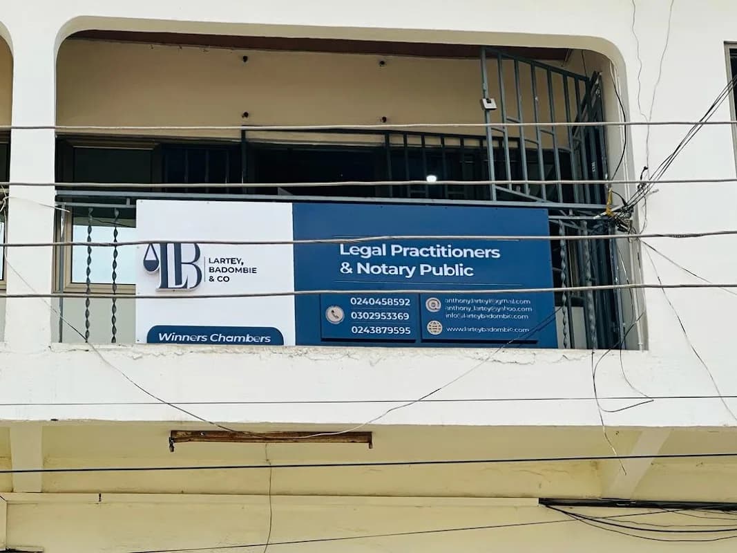 Lartey, Badombie & Co. (Winners Chambers) in Mamprobi