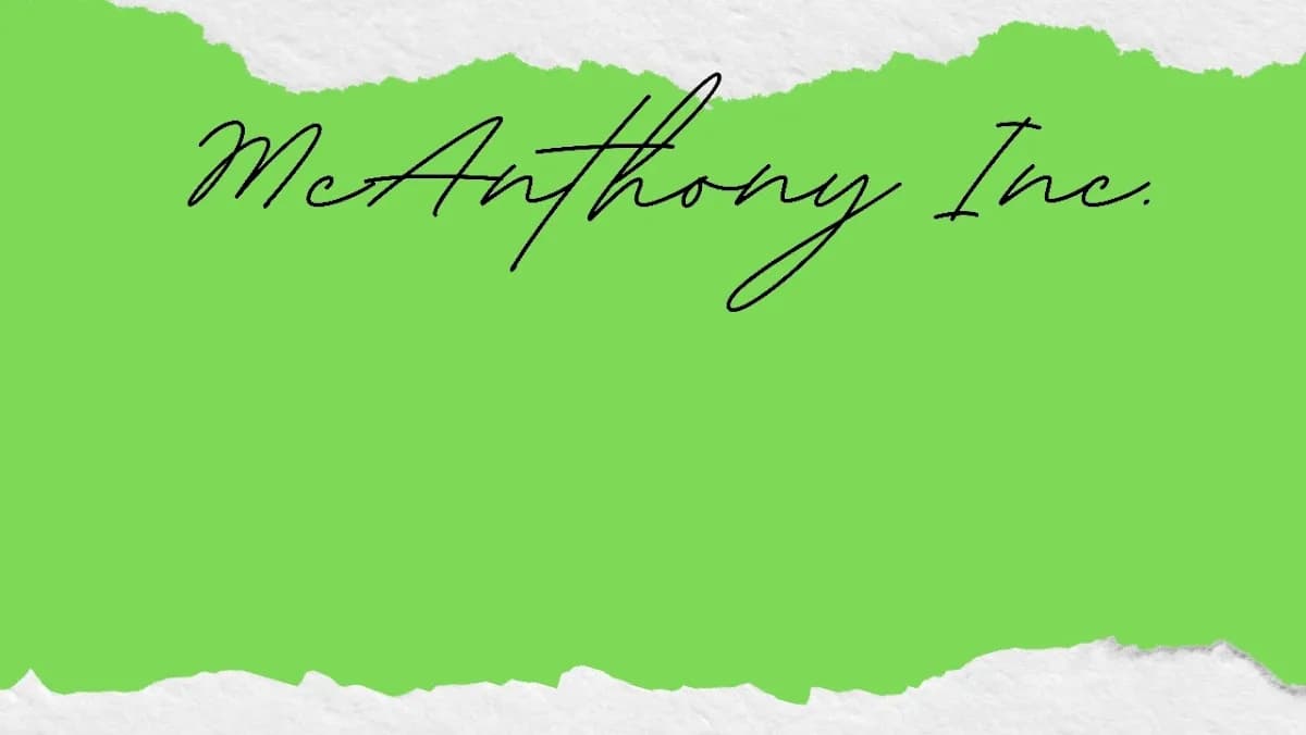 McAnthony Incorporated in Dunkeld