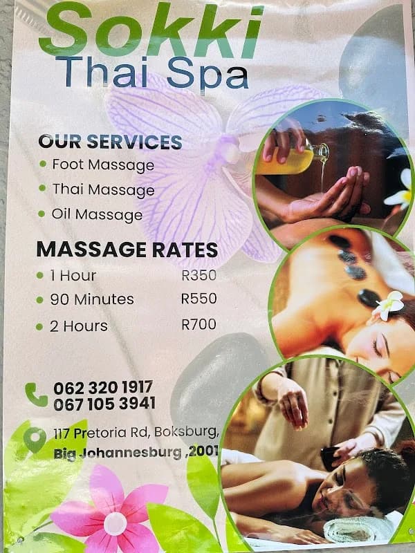 Sokki Thai Spa in Boksburg
