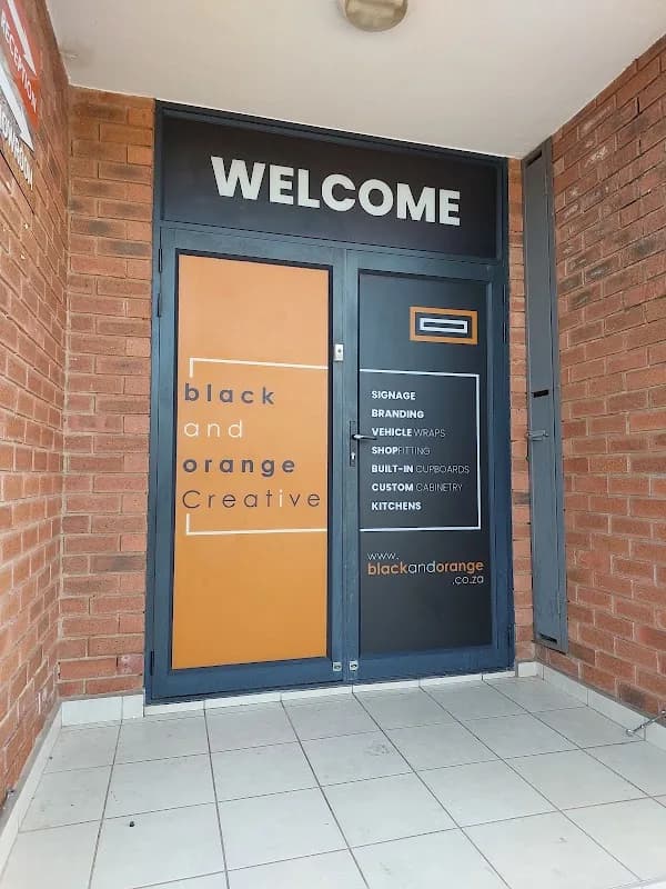 Black and Orange Creative in Mamelodi