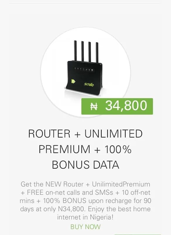 NTEL, SMILE, SPECTRANET, CYBER SPACE, SWIFT OFFICE in Ajah