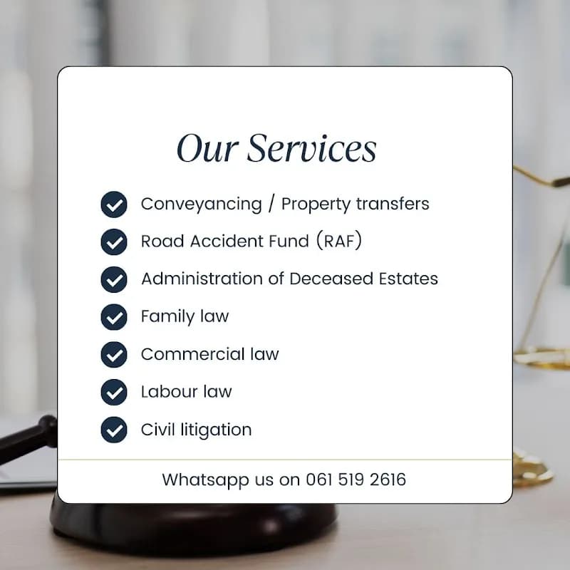 Radebe T Attorneys Inc in Alberton