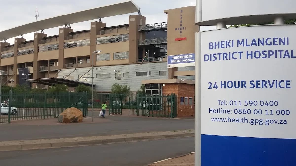 Bheki Mlangeni District Hospital in Soweto
