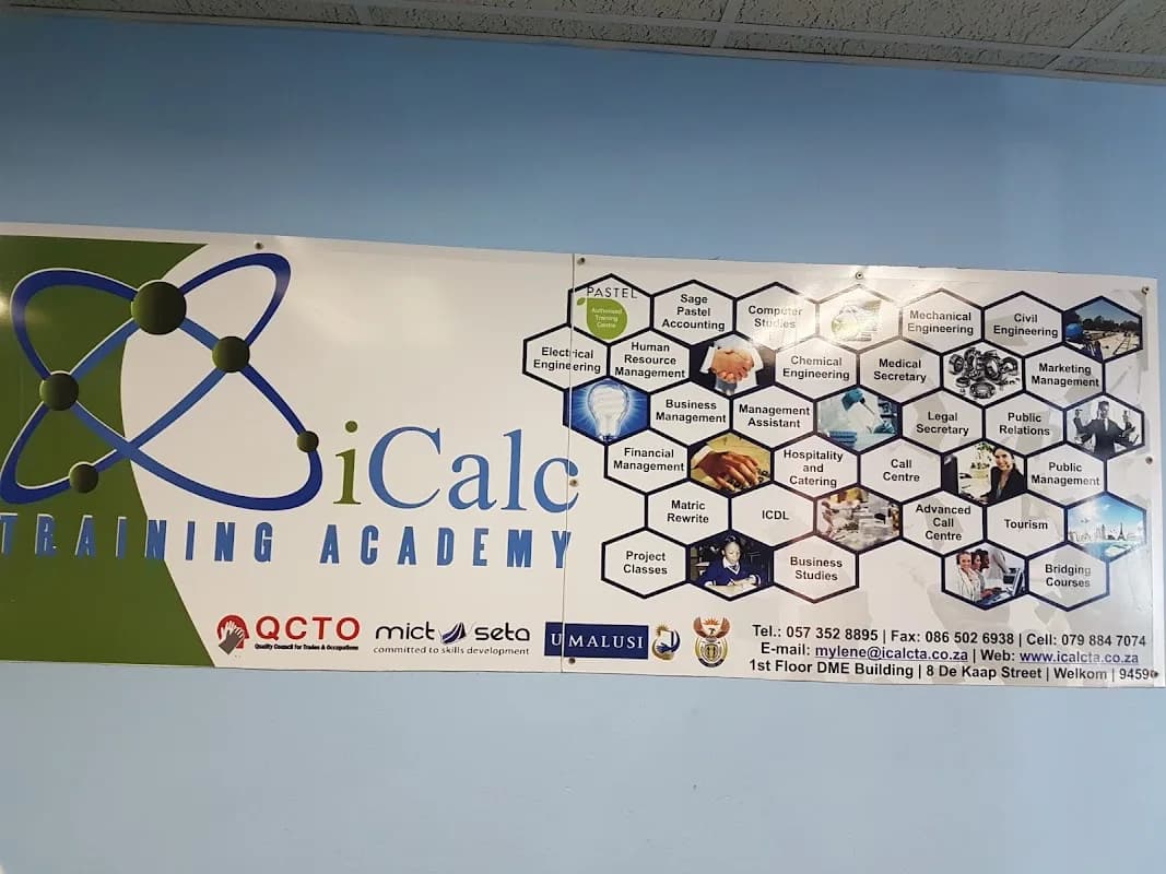 iCALC Training Academy in Riebeeckstad