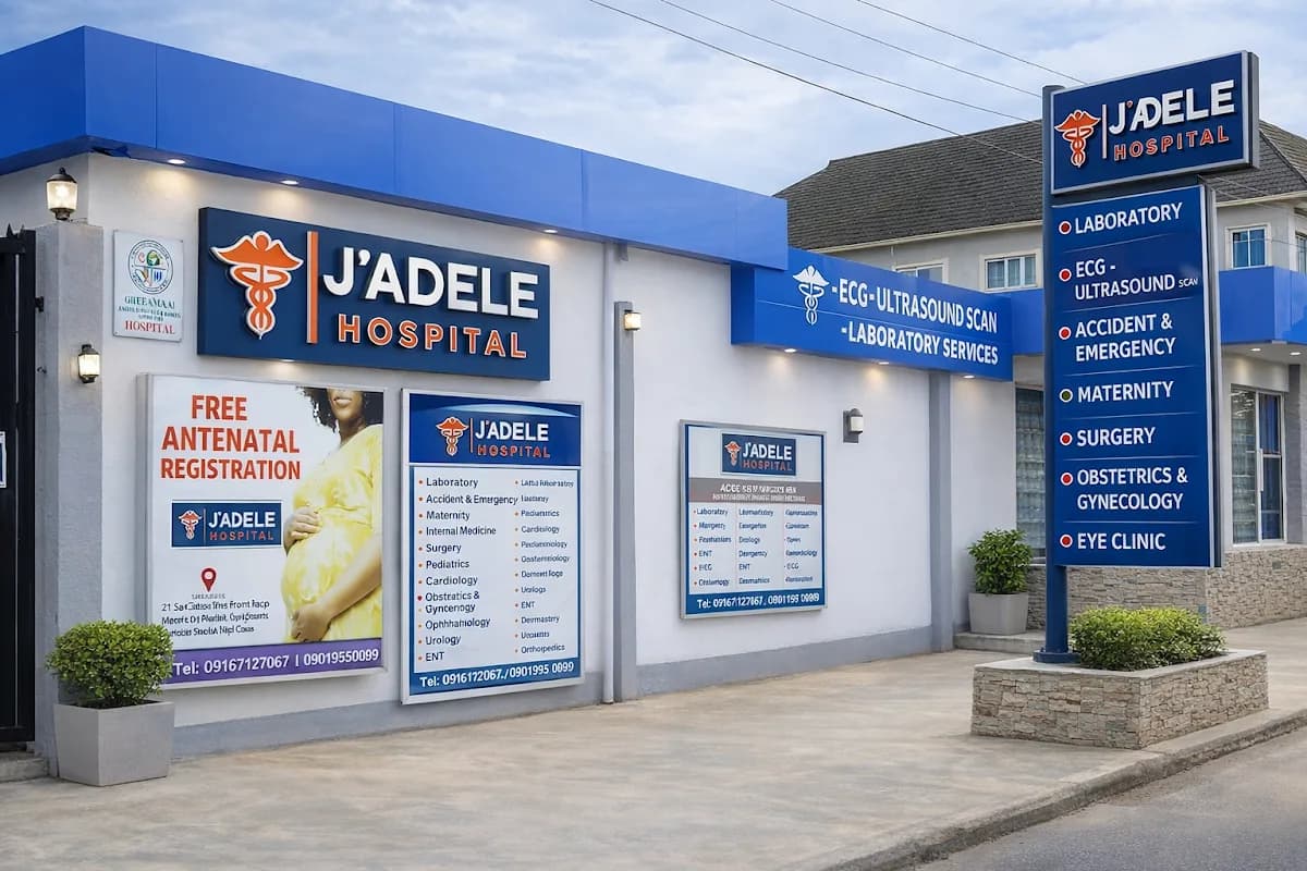 J'Adele Hospital in Ayobo