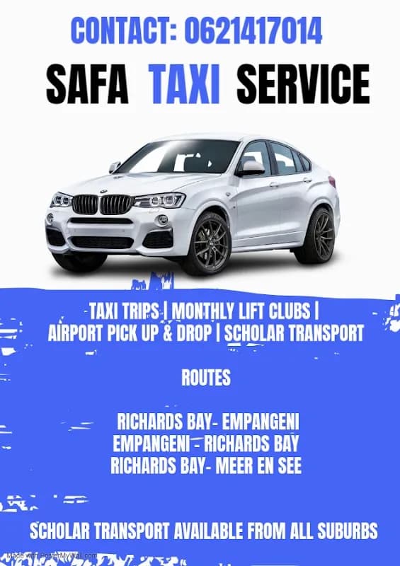 SAFA Taxi`s Richards Bay in Empangeni