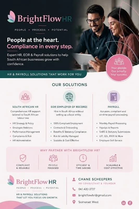 BrightFlow HR in Franschhoek