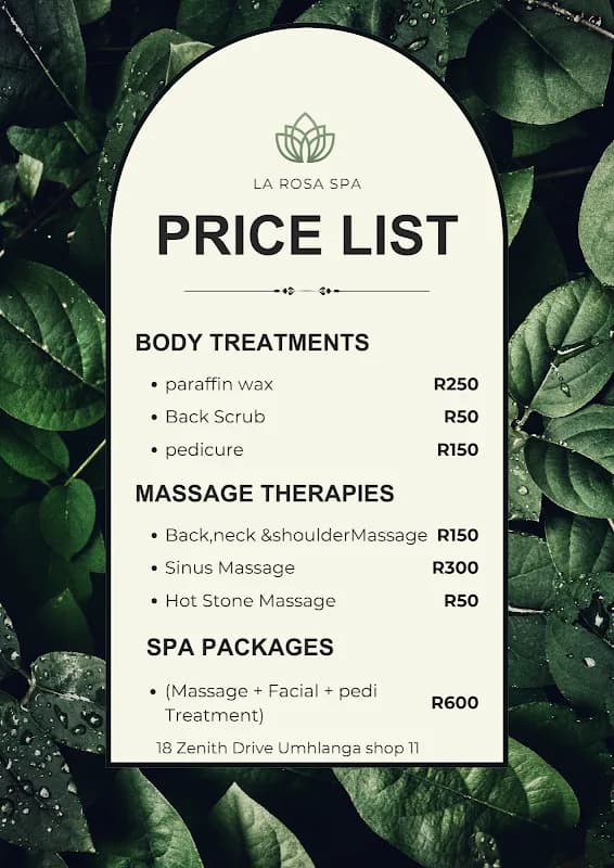 La Rosa Spa in La Lucia