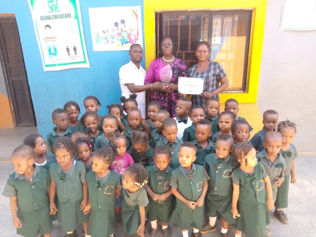 Geona Childcare nursery and primary school in Kugbo