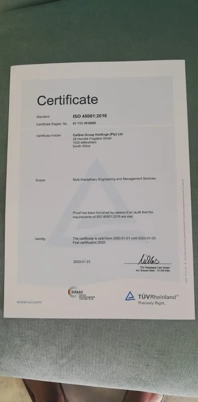 Calibre Consulting Engineers (SA) (Pty) Ltd in eMalahleni CBD